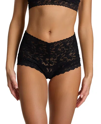 Hanky Panky Women's Retro Boyshort Panty In Black