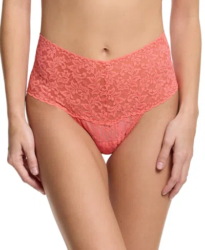 Hanky Panky Women's Retro Thong Panty In Courageous Coral