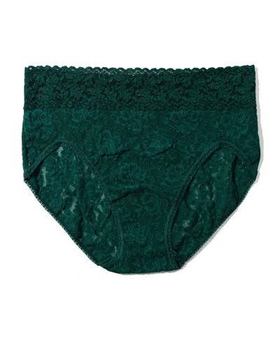 Hanky Panky Women's Signature Lace French Brief Panty In Green