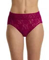 Hanky Panky Women's Signature Lace French Brief Panty In Burgundy