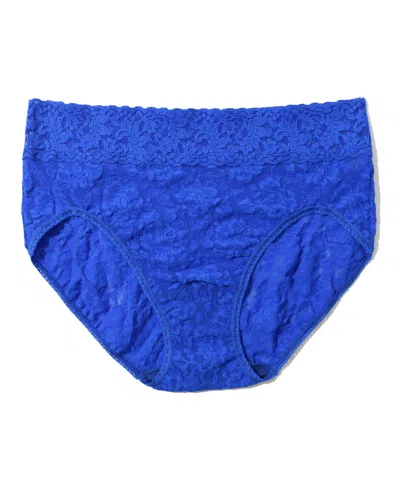 Hanky Panky Women's Signature Lace French Brief Panty In Sapphire
