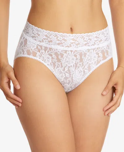 Hanky Panky Signature Lace Brazilian Bikini In White