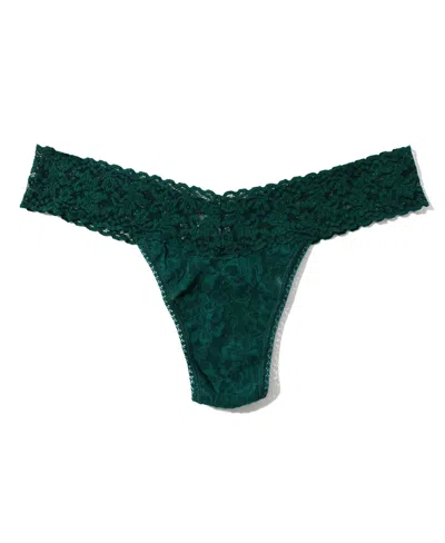 Hanky Panky Women's Signature Lace Low Rise Thong In Brown