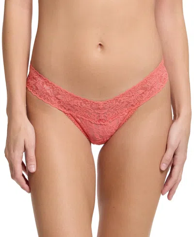 Hanky Panky Women's Signature Lace Low Rise Thong In Courageous