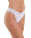 Hanky Panky Say I Do Original-rise Lace Thong In Lovely Lilac