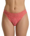 Hanky Panky Women's Signature Lace Original Rise Thong In Orange