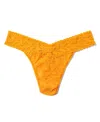 Hanky Panky Women's Signature Lace Original Rise Thong In Tuscan Sun Orange