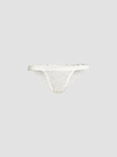 Hanky Panky Wink Brazilian Bikini Panty In Silk White