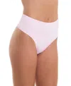 Hanky Panky Women's Yourfit High Cut Thong Panty In Bliss Pink