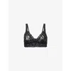 Hanky Panky Womens Black Signature Lace Crossover Bralette Xs In Black