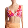 Hanky Panky Wrap Front Bikini Top In Pink