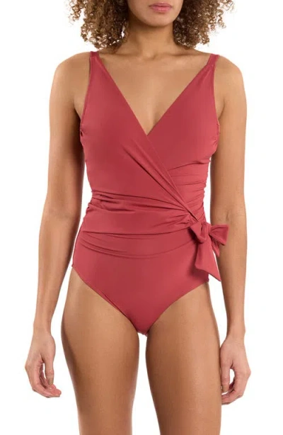 Hanky Panky Wrap Front One-piece Swimsuit