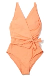 HANKY PANKY WRAP FRONT ONE-PIECE SWIMSUIT