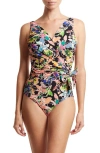 HANKY PANKY WRAP FRONT ONE-PIECE SWIMSUIT