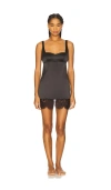 Hanky Panky X Lexi Wood Cindy Mini Slip Dress In Black