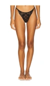 Hanky Panky X Lexi Wood Stephanie Tanga In Black