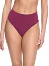 Hanky Panky Women's Your Fit High Cut Thong In Purple
