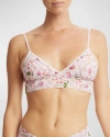 Hanky Panky Padded Lace Bralette In Rise &amp; Vines
