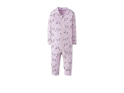 Hanna Andersson 2-way Zip Sleeper In Hannasofttm (infant/toddler) Kid's Pajama Sets Mini Unicorn : 0-3 Months, Lyoce In Purple