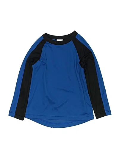 Pre-owned Hanna Andersson Kids' 3/4 Sleeve T-shirt In Blue