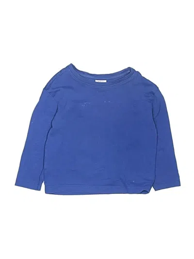 Pre-owned Hanna Andersson Kids' 3/4 Sleeve T-shirt In Blue