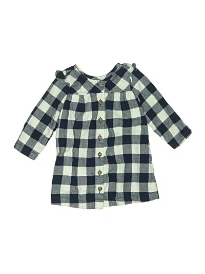 Pre-owned Hanna Andersson Kids' 3/4 Sleeve T-shirt In Blue