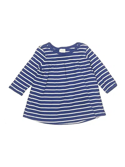 Pre-owned Hanna Andersson Babies' 3/4 Sleeve T-shirt In Blue