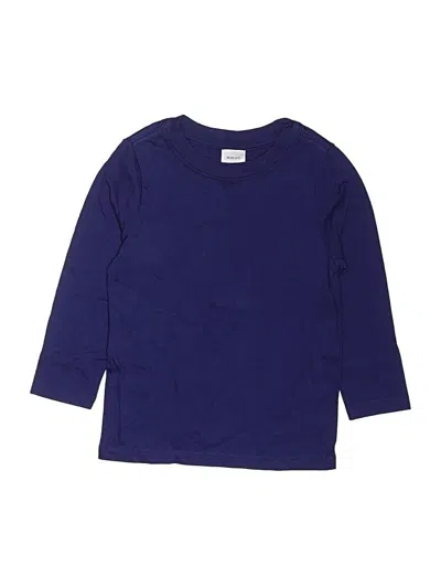 Pre-owned Hanna Andersson Kids' 3/4 Sleeve T-shirt In Blue