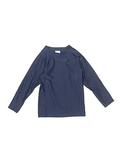 Pre-owned Hanna Andersson Kids' 3/4 Sleeve T-shirt In Blue