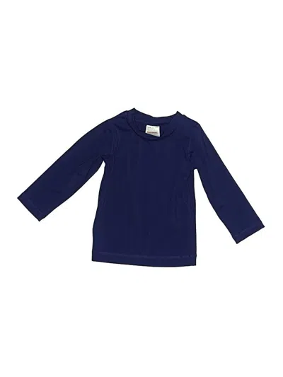 Pre-owned Hanna Andersson Kids' 3/4 Sleeve T-shirt In Blue
