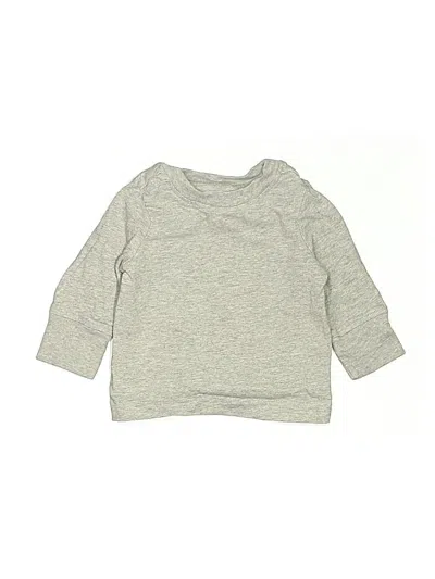Pre-owned Hanna Andersson Babies' 3/4 Sleeve T-shirt In Gray