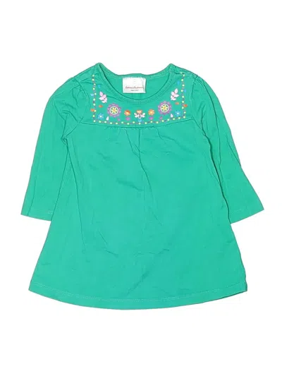 Pre-owned Hanna Andersson Kids' 3/4 Sleeve T-shirt In Green
