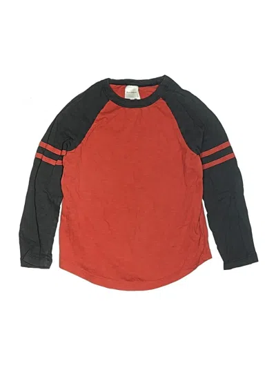 Pre-owned Hanna Andersson Kids' 3/4 Sleeve T-shirt In Red
