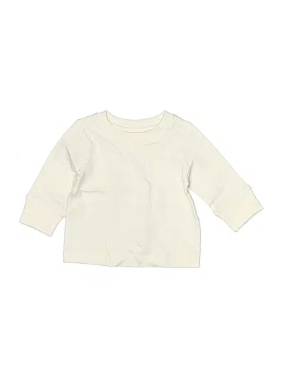 Pre-owned Hanna Andersson Babies' 3/4 Sleeve T-shirt In White