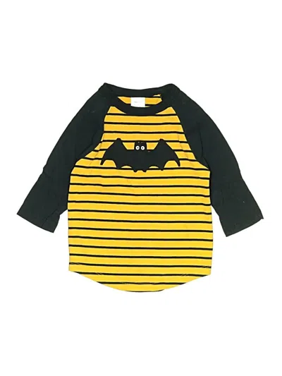 Pre-owned Hanna Andersson Kids' 3/4 Sleeve T-shirt In Yellow