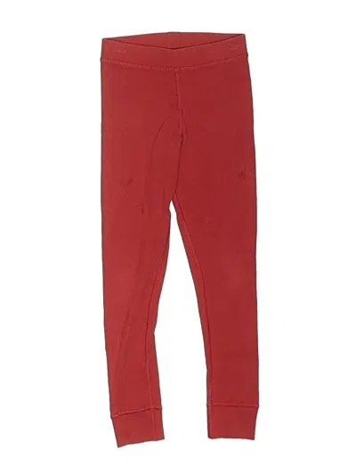 Pre-owned Hanna Andersson Kids' Active Pants In Red