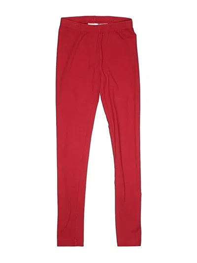 Pre-owned Hanna Andersson Kids' Active Pants In Red