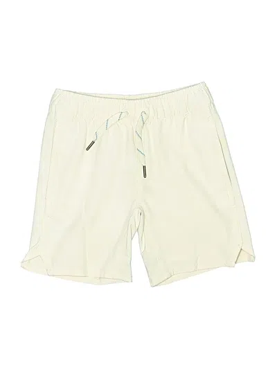 Pre-owned Hanna Andersson Kids' Athletic Shorts In Ivory