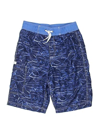 Pre-owned Hanna Andersson Kids' Board Shorts In Blue