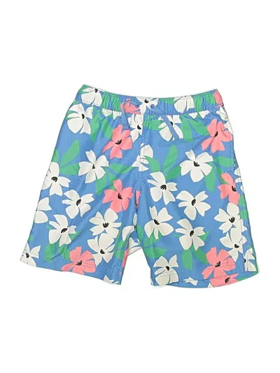 Pre-owned Hanna Andersson Kids' Board Shorts In Blue