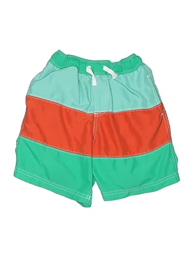 Pre-owned Hanna Andersson Kids' Board Shorts In Green