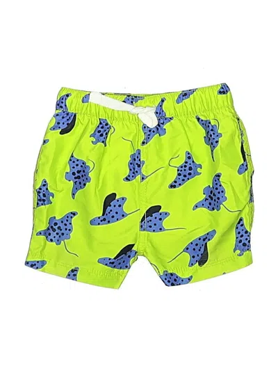 Pre-owned Hanna Andersson Kids' Board Shorts In Green