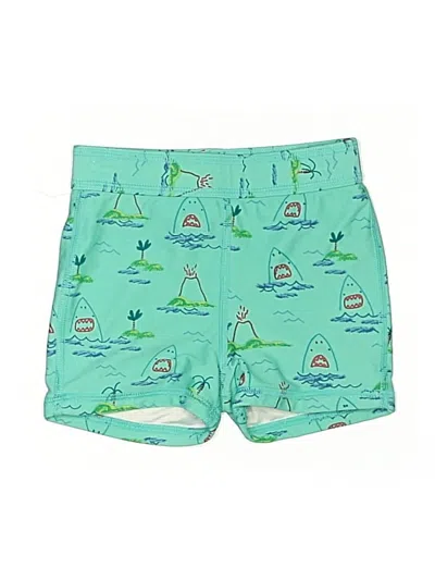 Pre-owned Hanna Andersson Kids' Board Shorts In Green