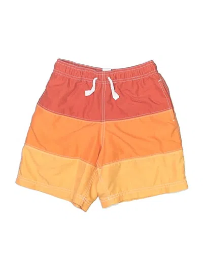 Pre-owned Hanna Andersson Kids' Board Shorts In Orange