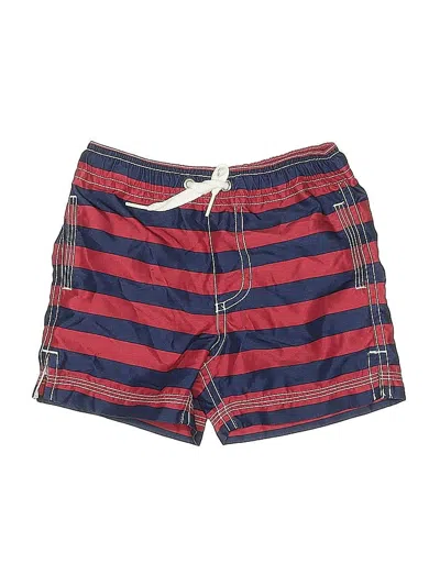 Pre-owned Hanna Andersson Kids' Board Shorts In Red