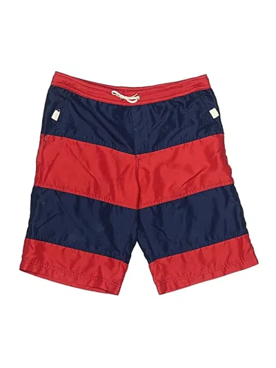 Pre-owned Hanna Andersson Kids' Board Shorts In Red