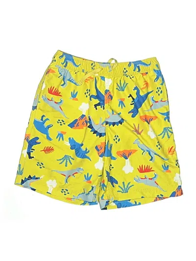 Pre-owned Hanna Andersson Kids' Board Shorts In Yellow