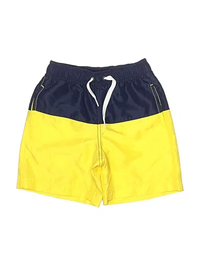 Pre-owned Hanna Andersson Kids' Board Shorts In Yellow
