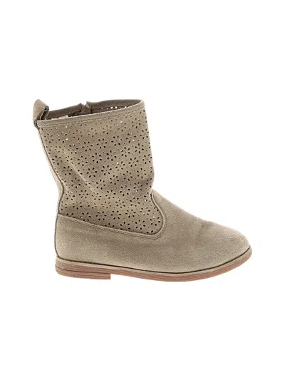 Pre-owned Hanna Andersson Kids' Boots In Tan