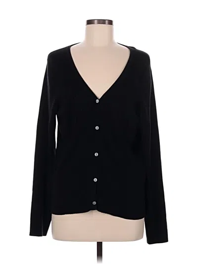Pre-owned Hanna Andersson Cardigan Sweater In Black
